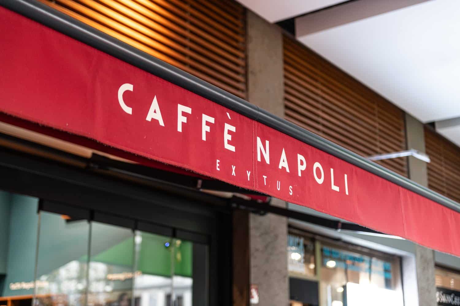 La tenda rossa Caffè Napoli Exytus
